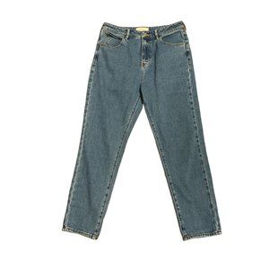 Pacsun Mom Jeans Size 27 Blue Denim Pockets Straight Leg Comfort  High Rise